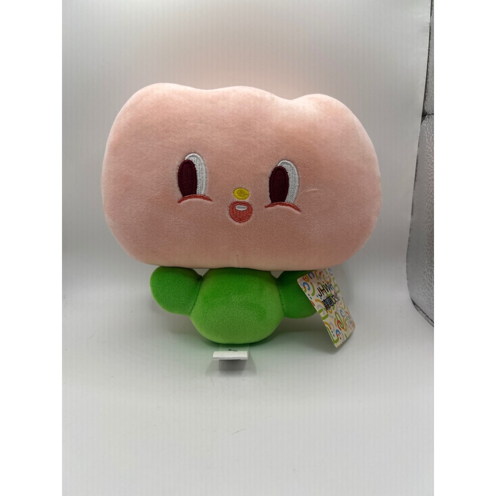 JHWH Plush Toy 7in Pink Green NEW Peach Character Animation Collectible